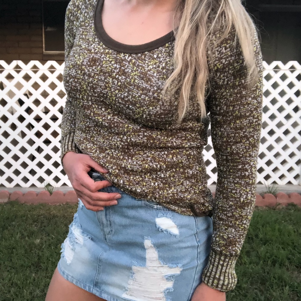 NWOT 💋 FREE PEOPLE we the free knit sweater